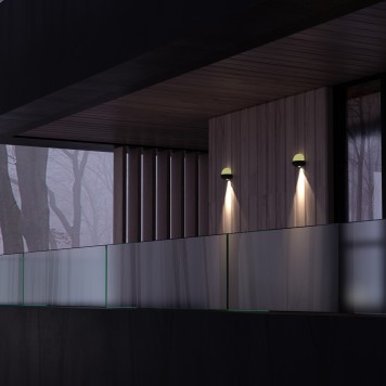 Уличный настенный светильник Novotech Calle 358566-3