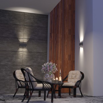 Уличный настенный светильник Novotech Calle 358569-3