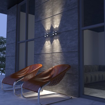 Уличный настенный светильник Novotech Calle 358572-3