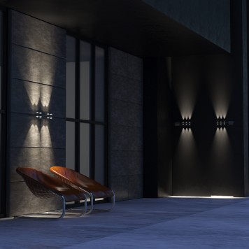 Уличный настенный светильник Novotech Calle 358572-4