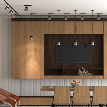 Трековый трехжильный светильник Novotech Artik 358645-2