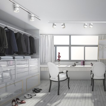 Трековый трехжильный светильник Novotech Groda 358786-4