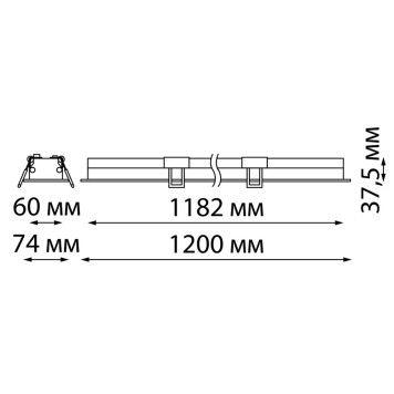 Светильник точечный Novotech Iter 358823-1