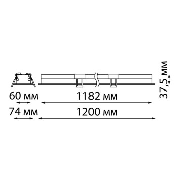 Светильник точечный Novotech Iter 358824-1