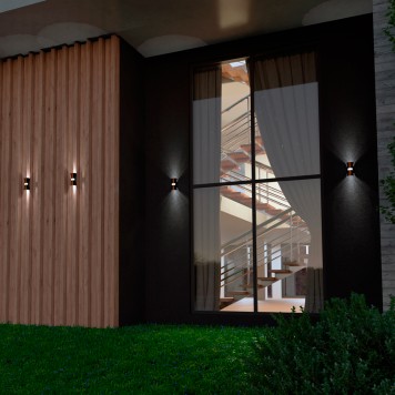 Уличный настенный светильник Novotech Calle 358936-5