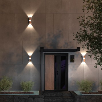 Уличный настенный светильник Novotech Calle 358937-6