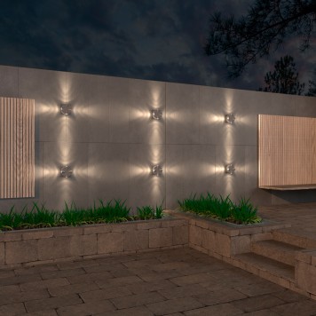 Уличный настенный светильник Novotech Calle 358938-4