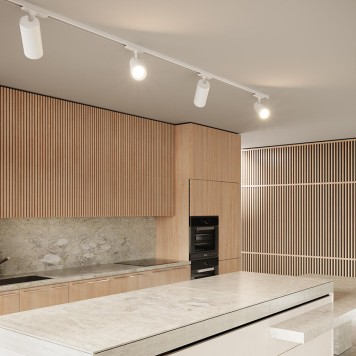 Трековый двухжильный светильник Novotech Selene 359156-1