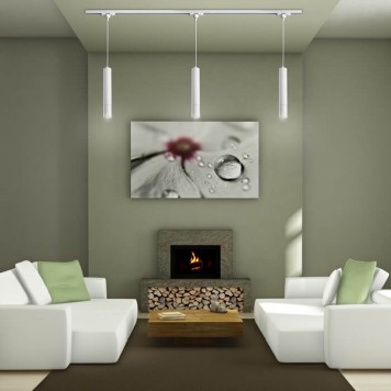 Трековый трехжильный светильник Novotech Pipe 370400-3