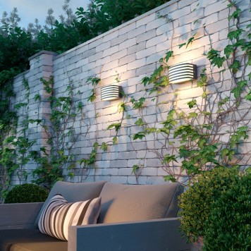 Уличный настенный светильник Novotech Zebra 370638-3