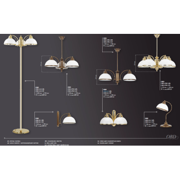 Люстра Kutek Obd OBD-ZW-5(Z)-1