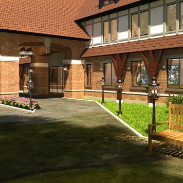 Уличный фонарь Odeon Light Sation 4045/3F-6