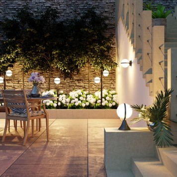 Уличный фонарь Odeon Light Lomeo 4832/2F-4