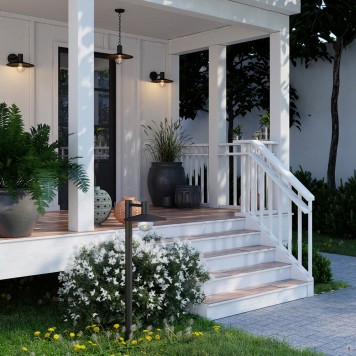 Уличный настенный светильник Odeon Light Furcadia 4833/1W-4