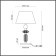 Лампа настольная Odeon Light Candy 4861/1TB