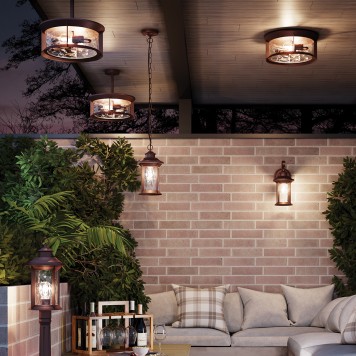 Уличный потолочный светильник Odeon Light Mavret 4961/1-2