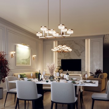 Люстра Odeon Light Fivre 5032/48LA-1