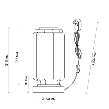 Лампа настольная Odeon Light Jam 5408/10TL-5
