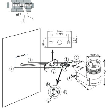 Уличный настенный светильник Odeon Light Stima 6648/6WL3-4