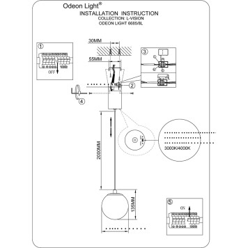 Люстра Odeon Light Marbella 6685/8L-6
