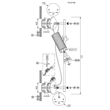 Спот Odeon Light Manchester 7013/1W-7