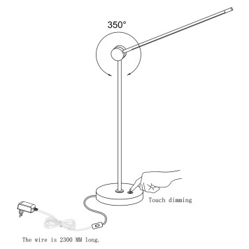 Лампа настольная Odeon Light Foden 7101/12TL-5