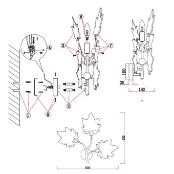Бра Omnilux Vitereta OML-52701-03-1