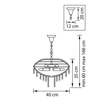 Люстра Osgona Classic 700090-1