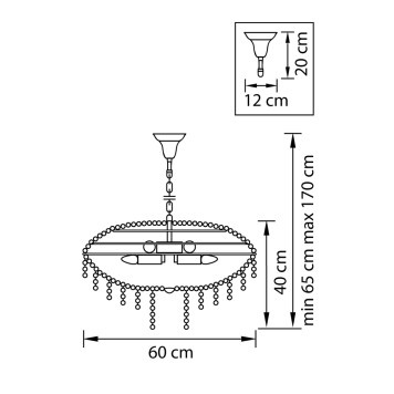 Люстра Osgona Classic 700150-1
