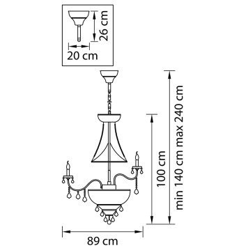 Люстра Osgona Classic 700291-2