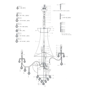 Люстра Osgona Classic 700291-3