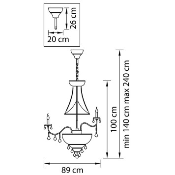 Люстра Osgona Classic 700292-2