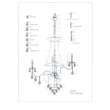 Люстра Osgona Classic 700292-3