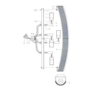Бра Osgona Monile 704642-3