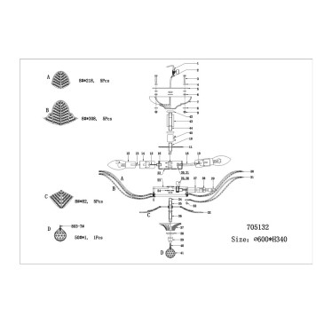 Светильник потолочный Osgona Riccio 705134-2