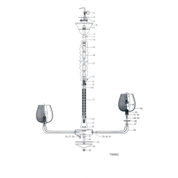 Люстра Osgona Delta 706082-3