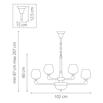 Люстра Osgona Delta 706152-7