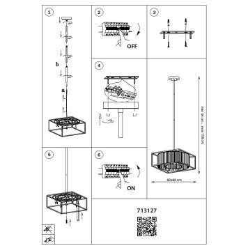 Люстра Osgona Regolo 713127-7