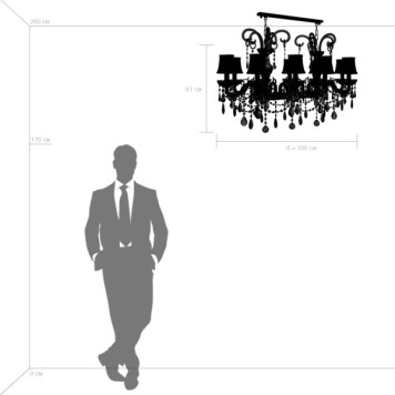 Люстра Osgona Nativo 715117-1