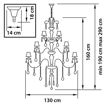 Люстра Osgona Nativo 715287-3