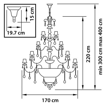 Люстра Osgona Nativo 715577-3
