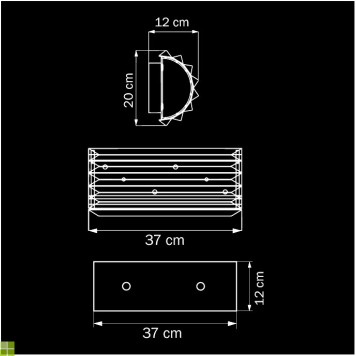 Бра Osgona Limpio 722660R-2