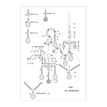 Бра Osgona Champa 775623-3