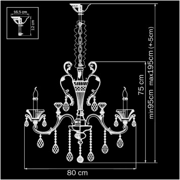 Люстра Osgona Ampollo 786082-3