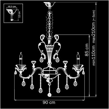Люстра Osgona Ampollo 786102-2