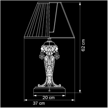 Лампа настольная Osgona Ampollo 786922-2