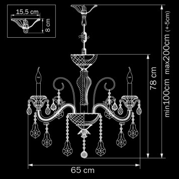 Люстра Osgona Lusso 788062-2