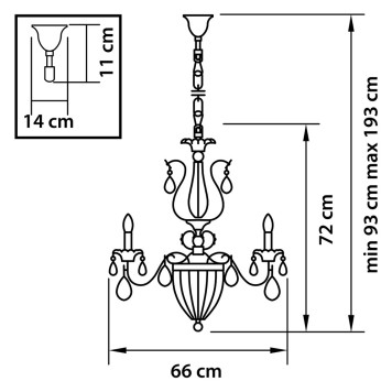 Люстра Osgona Schon 790114-3