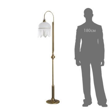 Торшер Kutek Palermo Swarovski PAL-LS-1(P)SW-4