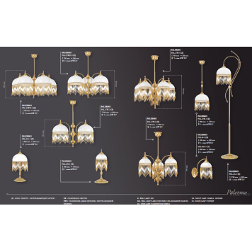 Торшер Kutek Palermo PAL-LS-1(Z)-1